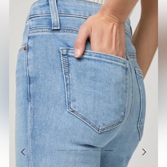 Paige High Rise Laurel Canyon Jeans size 32 32x32 wide leg boot cut soft stretch - Picture 5 of 17